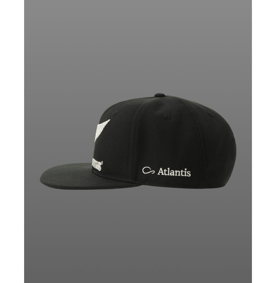 snap back-s - 6 panel - atlantis for all blacks