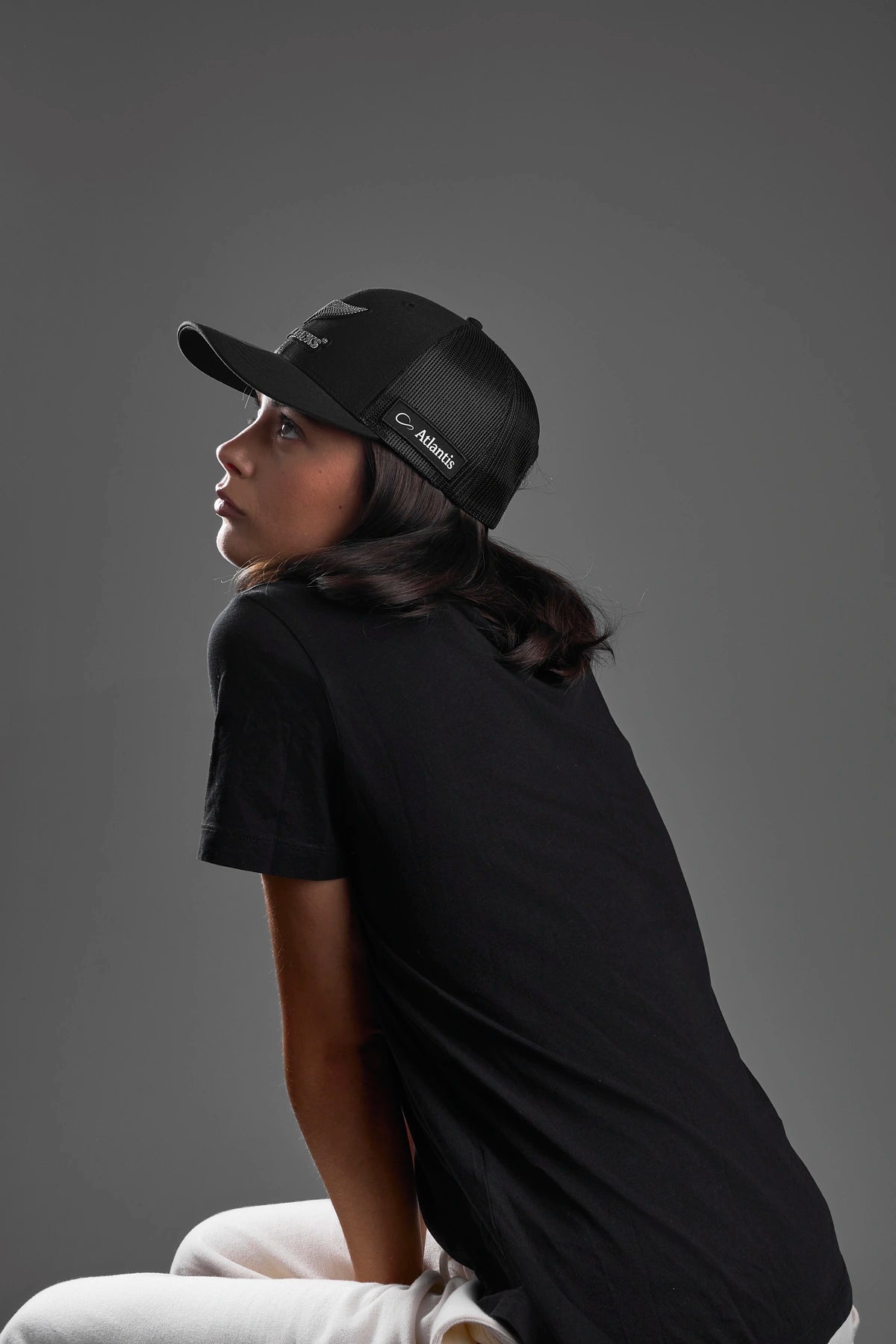 sonic-s trucker-style cap atlantis for all blacks