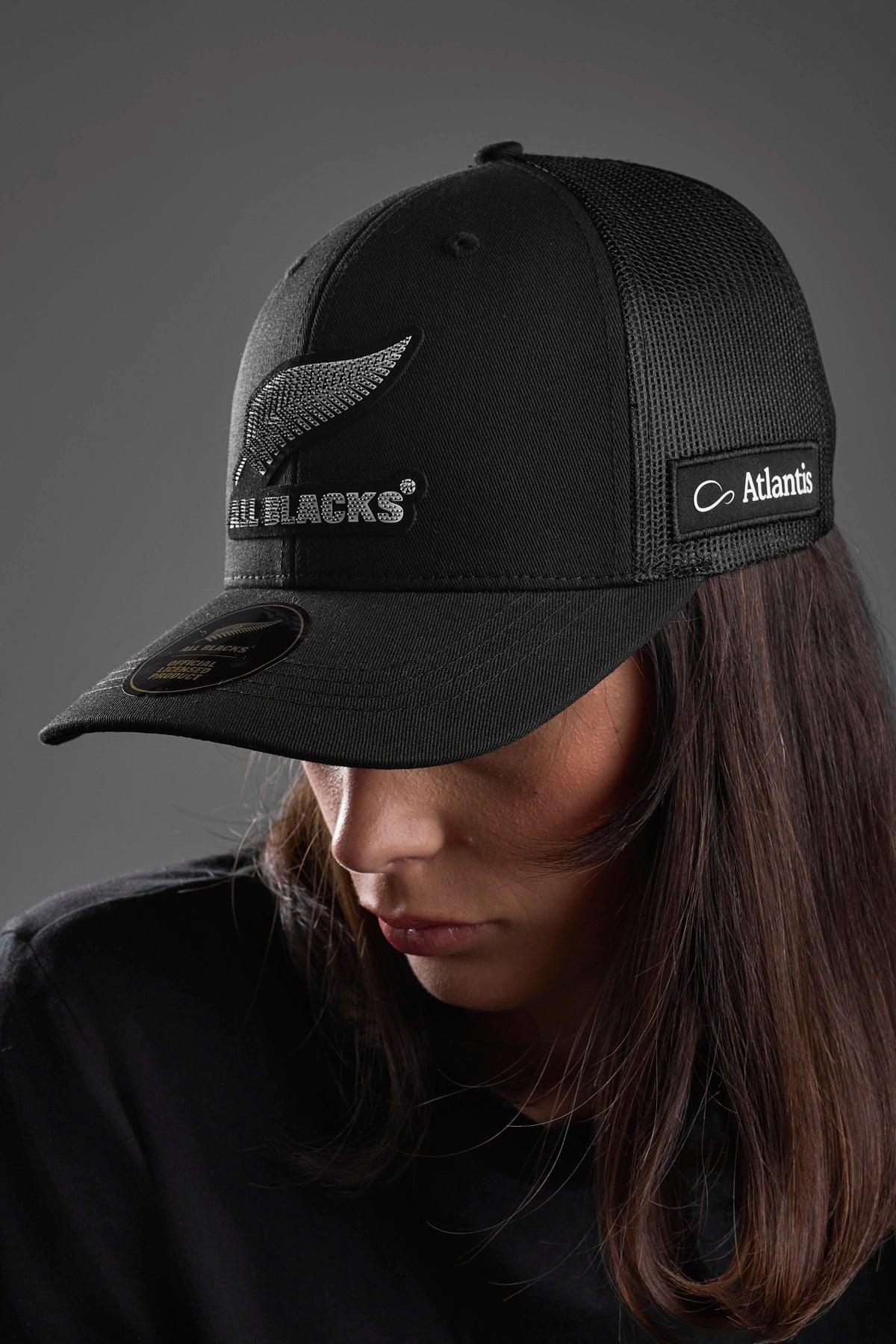 sonic-s trucker-style cap atlantis for all blacks