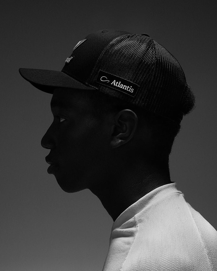 sonic-s trucker-style cap atlantis for all blacks